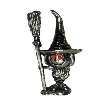 Imagem de Miniatura de Bruxa Sorridente em Estanho - 5,5 cm - no-brand