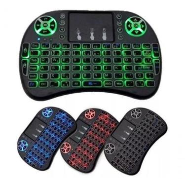 Imagem de Mini Teclado Wireless Air Mouse Touch Smart Iluminado