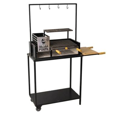 Imagem de Churrasqueira Brasa Forte Parrilha Pequena Preto