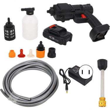 Imagem de Lavadora De Alta Pressão Sem Fio 600w 350 Psi Portátil P- Carro E Limpeza Elétrica