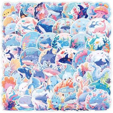 Imagem de Adesivos de vinil impermeável Ocean Series 50 unidades/lote de 5 a 10 