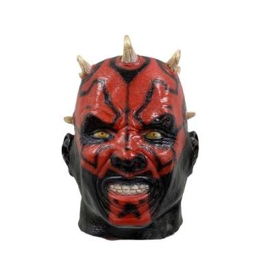Imagem de Máscara de cosplay Darth Maul Carnaval de Halloween Massa de Páscoa - 