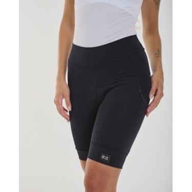 Imagem de Bermuda de Ciclismo Feminina Márcio May Light Bag, G, Preto