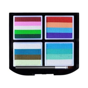 Imagem de Kit De Pintura Facial De Halloween: Ferramentas Solúveis Em Água Para 