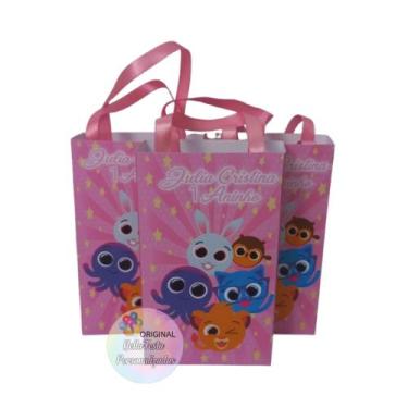 Imagem de kit sacolinha surpresa personalizada para aniversario lembrancinha dec