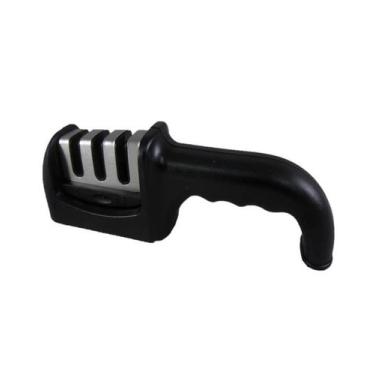 Imagem de Afiador amolador de faca de inox com 3 lâminas 21cm - Top Rio