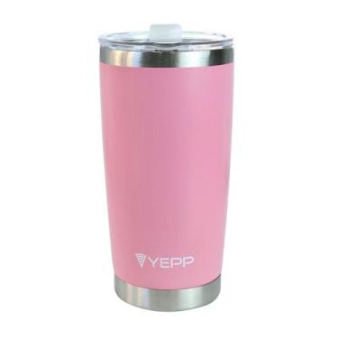 Imagem de Copo térmico de aço inoxidável com tampa 500ml - BF Brasil