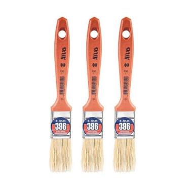 Imagem de Pincel Para Pintura Parede 1 Verniz E Stain Atlas - 3 Unid