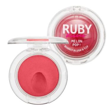 Imagem de Blush e Lip Bouncy Ruby Kisses Melon Pop! Rosy Mbb02bb