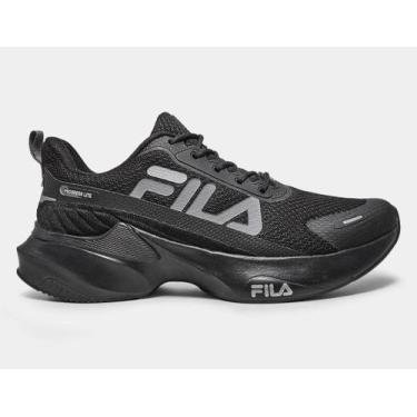 Imagem de Tênis Masculino Fila Progress Lite - Original, 39, Preto, Grafite