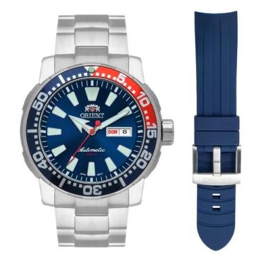 Imagem de Relógio orient masculino automatico prata f49ss034 d1sx