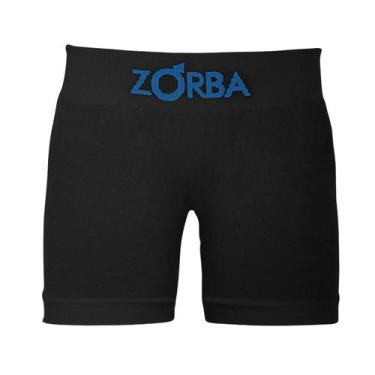 Imagem de Cueca Infantil de Algodão Boxer Seamless Zorba, G, Preto