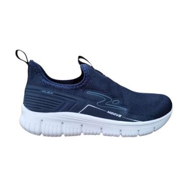 Imagem de Tenis Masculino Ortopedico Adrun 9735 Flex Moove Extra Leve, Azul, 44