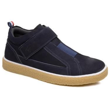 Imagem de Tênis Masculino Bota Couro Legítimo Leve Confortável Denver-Masculino