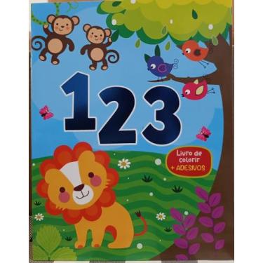 Imagem de Escolha seu tema - livro infantil de colorir com adesivos - PÉ DA LETR