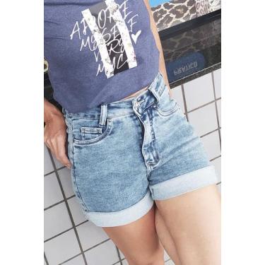 Imagem de Short Ruthy Feminino 74% Algodão, 24% Poliester E 2% Elastano Blufera 