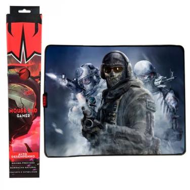 Imagem de Mouse Pad Gamer Grande KNUP, 420x320mm Superficíe Têxtil Antiderrapant