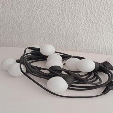 Imagem de Varal De Luz Cordão 5m e 10 Lâmpadas - Senhor da Net, 220V