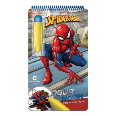 Imagem de Aquabook Homem Aranha Disney Pinta Com Água Livro Capa Dura