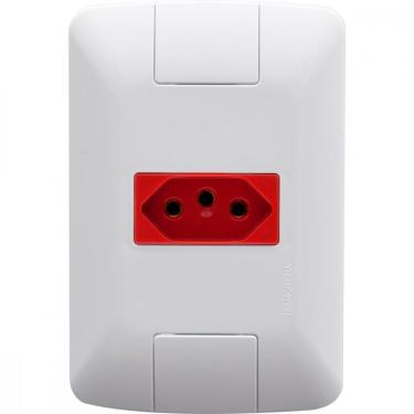 Imagem de Conj 4x2 1 Tomada 2p+t Tramontina Aria 20 A 250 V