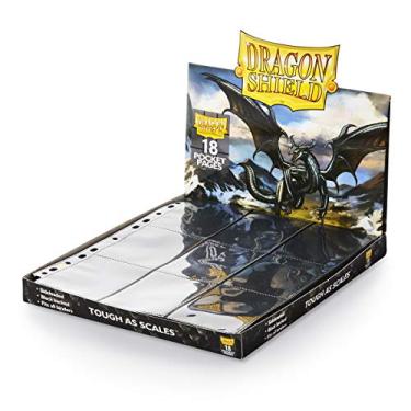 Imagem de Arcane Tinman AT-10301 Portfolio: Dragon Shield 18-Pocket Collectors Black (50)