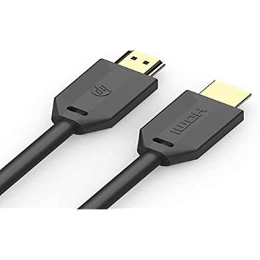 Imagem de Cabo HDMI HP Preto 2Metros 2.0 DHC-HD01 BK - High-Speed, resolução 4K e 3840x2160 taxa de transmissão 18Gbps - 8WW90AA