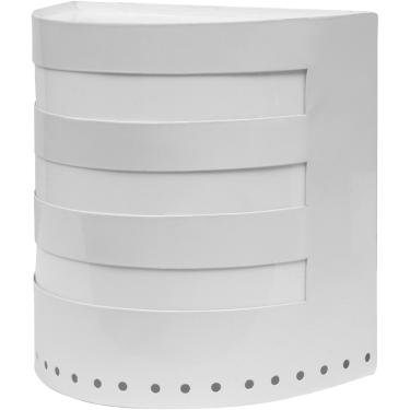 Imagem de Arandela Friso Com Furos 20x22cm Branca Alumínio AR-240 - Belly Lustre