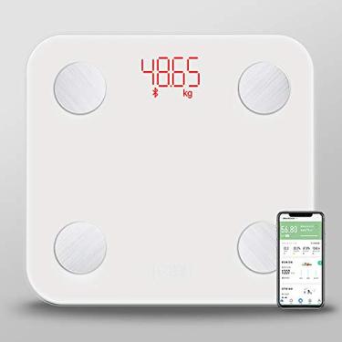 Imagem de balanças de banheiro de peso corporal digital, balanças de banheiro inteligentes, balanças de peso corporal digitais com aplicativo inteligente para gordura corporal, IMB, massa muscular 180kg / 400lb