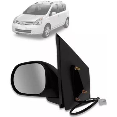 Imagem de Retrovisor Cont. Elétrico Text Esquerdo Nissan Livina 09/... EB653