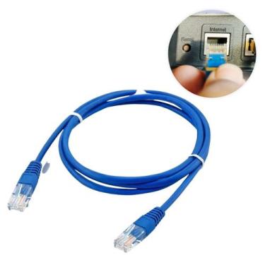 Imagem de Cabo De Rede 1 Metro Montado Rj45 Fio Curto Internet Pronto Para Usar 
