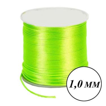 Imagem de Fio Cordão Cetim 100m Seda Rabo Rato de Rato 1mm - Rolos Vários Tamanh