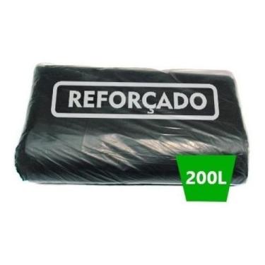 Imagem de Saco De Lixo 200 Litros Reforçado Preto 95x115 Pct C/ 5kg - HIGIPACK