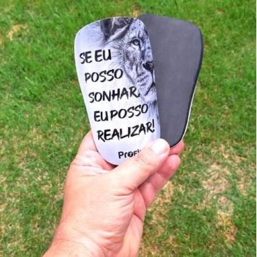 Imagem de Caneleira Profix do Leão - Profix Sports, Branco, P - 09cm x 13,5cm