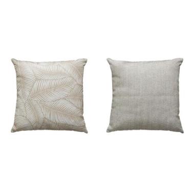 Imagem de Kit 2 Capas de Almofadas Decorativas Grandes para Encosto de Sofá Sala