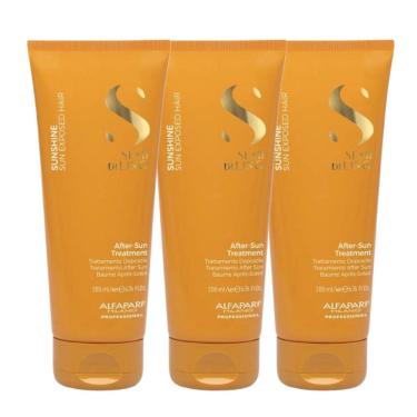 Imagem de Alfaparf Semi Di Lino Sunshine Kit 3 Máscaras 200ml