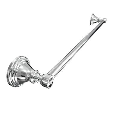 Imagem de WZKALY Toalheiro de 61 cm, toalheiro de banheiro de aço inoxidável montado na parede, toalheiro resistente, porta-toalhas para banheiro, cozinha (cromado)