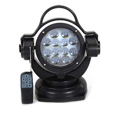 Imagem de JIUHUAN Luz De Busca Led 11" E 60W, Rotação 360 Graus, Controle Remoto, 9-32V, Luzes Trabalho, Farol Direção, Neblina, Off-Road, Suv, Quadriciclo, 4X4, Iluminação Para Caminhão, Barco, Caça, Acampam
