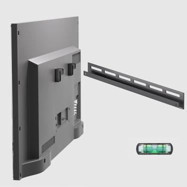 Imagem de Suporte de parede para TV sem parafuso para TVs de 32 a 75 polegadas, suporte de parede de drywall Studless TV, carga de até 68 kg, perfil baixo, VESA 100 x 100 mm a 600 x 400 mm, fácil de instalar