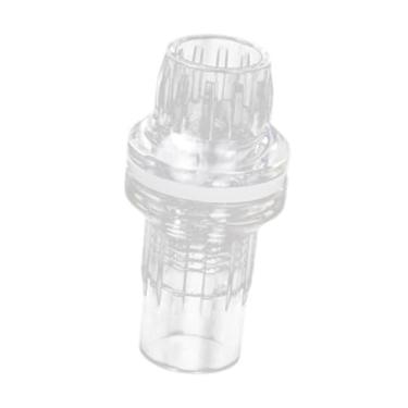 Imagem de Fenteer Conector de mangueira de aquário, adaptador de mangueira de aquário, conversor de acrílico transparente à prova de vazamentos, acessório de, 20mm Reto