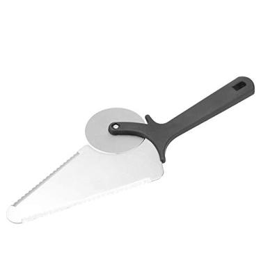 Imagem de Pssopp Pizza Cutter Multifuncional Ferramenta de Espátula de pá de Aço Inoxidável para Uso Doméstico e Padaria