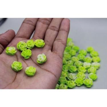 Imagem de Flor de Resina com Furo Passante - 15mm - 5 unidades - Japamalas, Aces