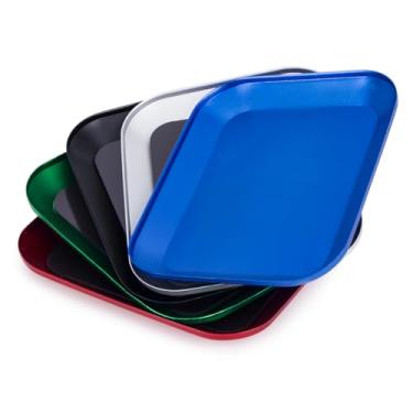 Imagem de 5pcs RC Repair Tool Screws Disk Alloy Screw Tray with Magnetic Pad for RC HSP Redcat Traxxas Arrma HPI Axial 1/10 SCX10 D90 D110 1/8 Model Helicopters Airplanes