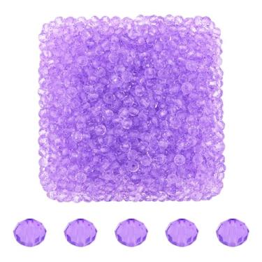 Imagem de Mandala Crafts Contas de cristal de briolette lavanda de 3 mm – 1500 contas de vidro facetadas para fabricação de joias, suprimentos de contas, artesanato DIY, pulseiras, colares, brincos e contas