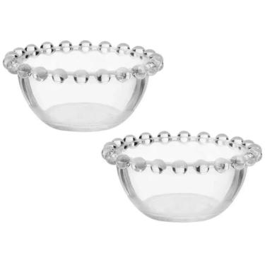 Imagem de Jogo de Tigelas de Vidro Pérola Collection - 2 peças - 8,6cm - Dolce Home