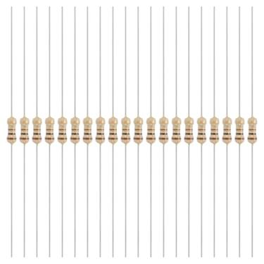 Imagem de YOKIVE 200 peças 1/4W (0,25 Watts) 100 Ohm 5% de resistor de filme de carbono, resistor fixo único de filme de carbono | Ótimo para dispositivos eletrônicos DIY, placas de circuito, sensores