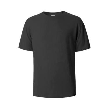 Imagem de Camiseta De Algodão Branca De Alta Resistência 500g Com Gola Redonda E