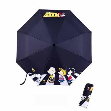 Imagem de Guarda-chuva portátil à prova de vento, dobrável, leve, Snoopy Anime
