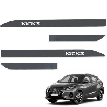 Imagem de Jogo de Friso Lateral Kicks 2016 a 2025 Cinza Grafite