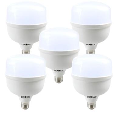 Imagem de KIT 05 LAMPADA SUPERLED 30W 2400 LM E27 6500K OUROLUX