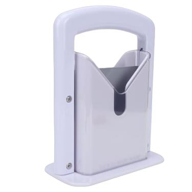 Imagem de Asixxsix Cortador de Bagel com Lâmina de Aço Inoxidável, Tampa de Segurança Transparente e Design Removível. Ideal para Cortar Bagels, Muffins e Pães com Precisão Tipo Guilhotina.